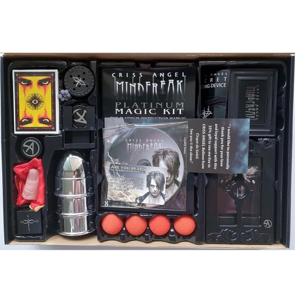 ❗️FINAL❗️ 🆕 CRISS ANGEL Mindfreak Platinum Magic Kit 🔴 - Picture 2 of 5